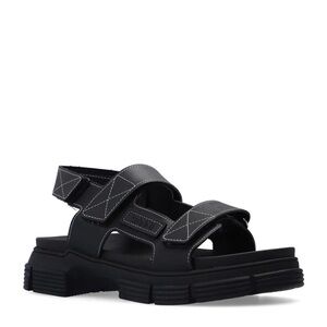 Ganni recycled rubber sandals